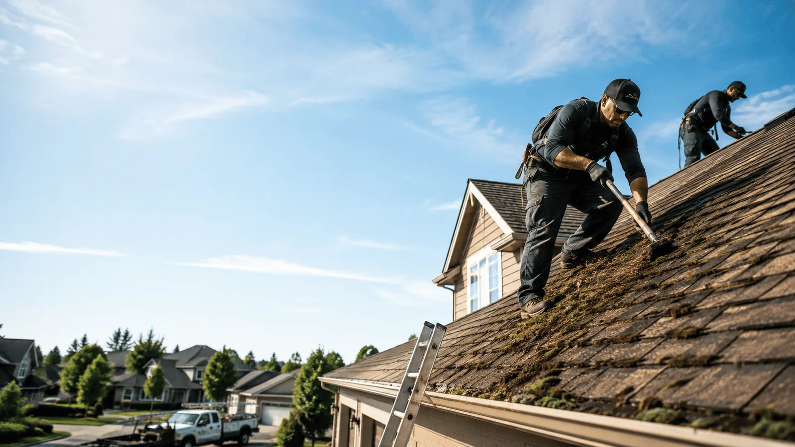 Roof Moss Removal in Nice, CA near me